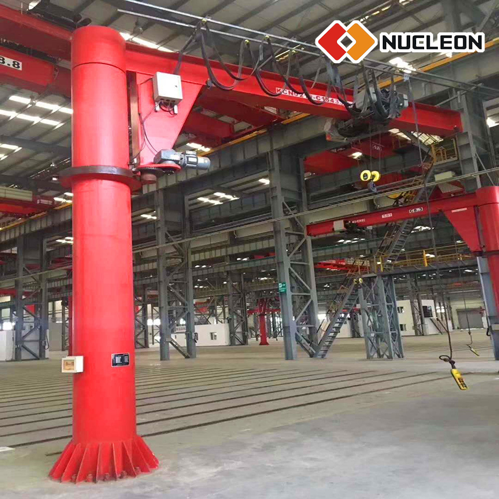 China 
                Floor Mounted Industrial 360 Degree Cantilever Beam Rotation Jib Crane 5 Ton with Economical Prices
             supplier