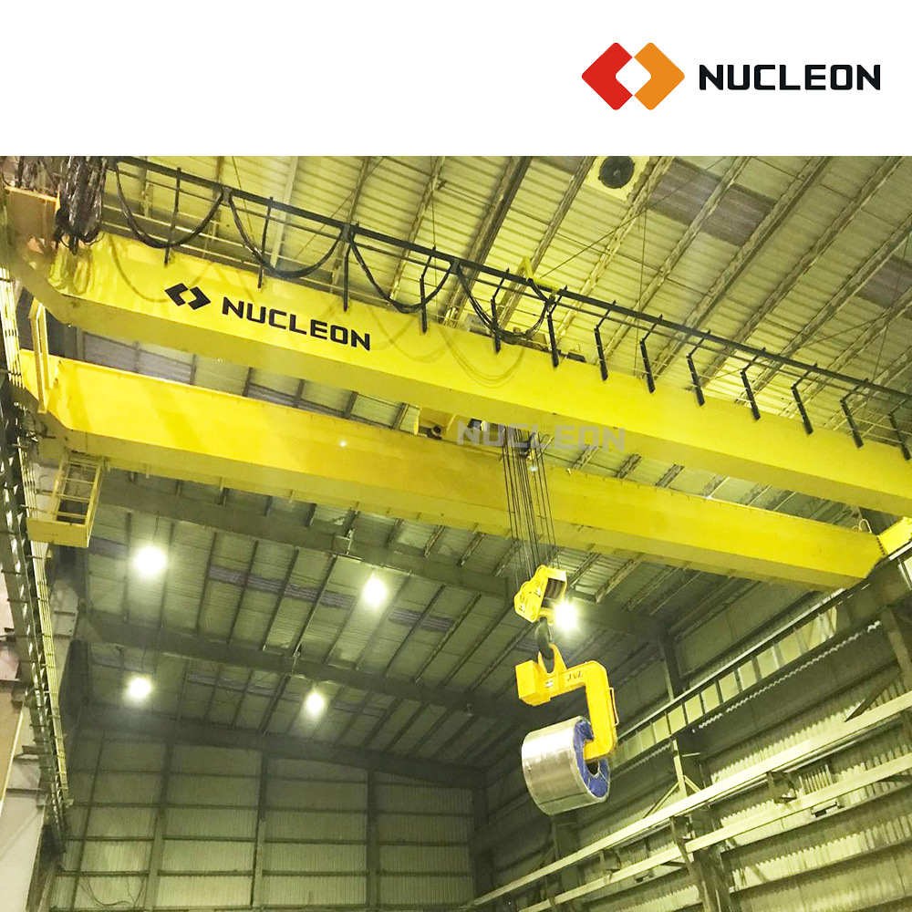 
                High Quality Steel Coil Lifting Double Girder Overhead Travelling Crane with CE Certificate
            