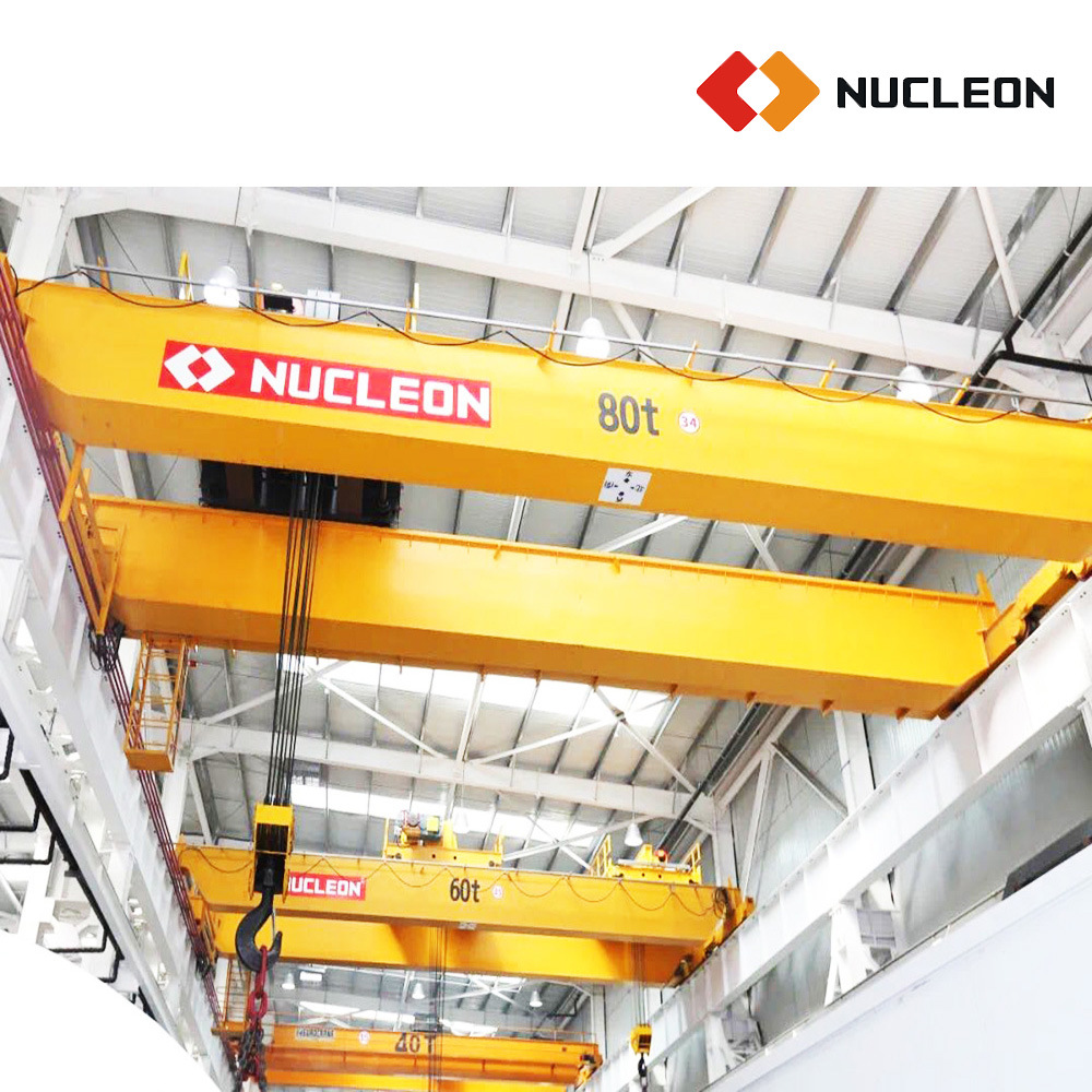 
                High Safety Industrial Eot Double Girder Overhead Travelling Crane 40 Ton for Windmill Assembly Shop
            