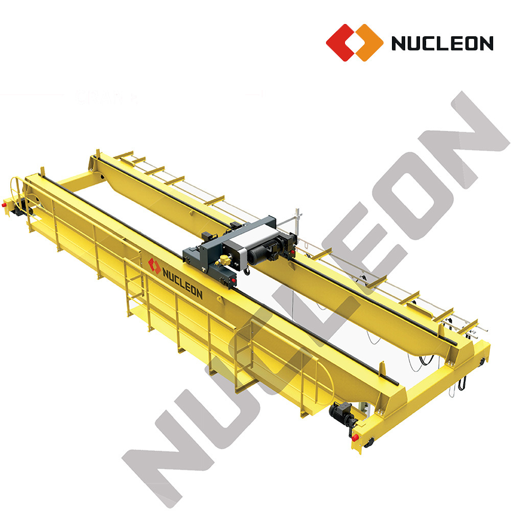 Industrial Eot Double Girder Overhead Travelling Crane 20 Ton for Pump Maintenance Shop