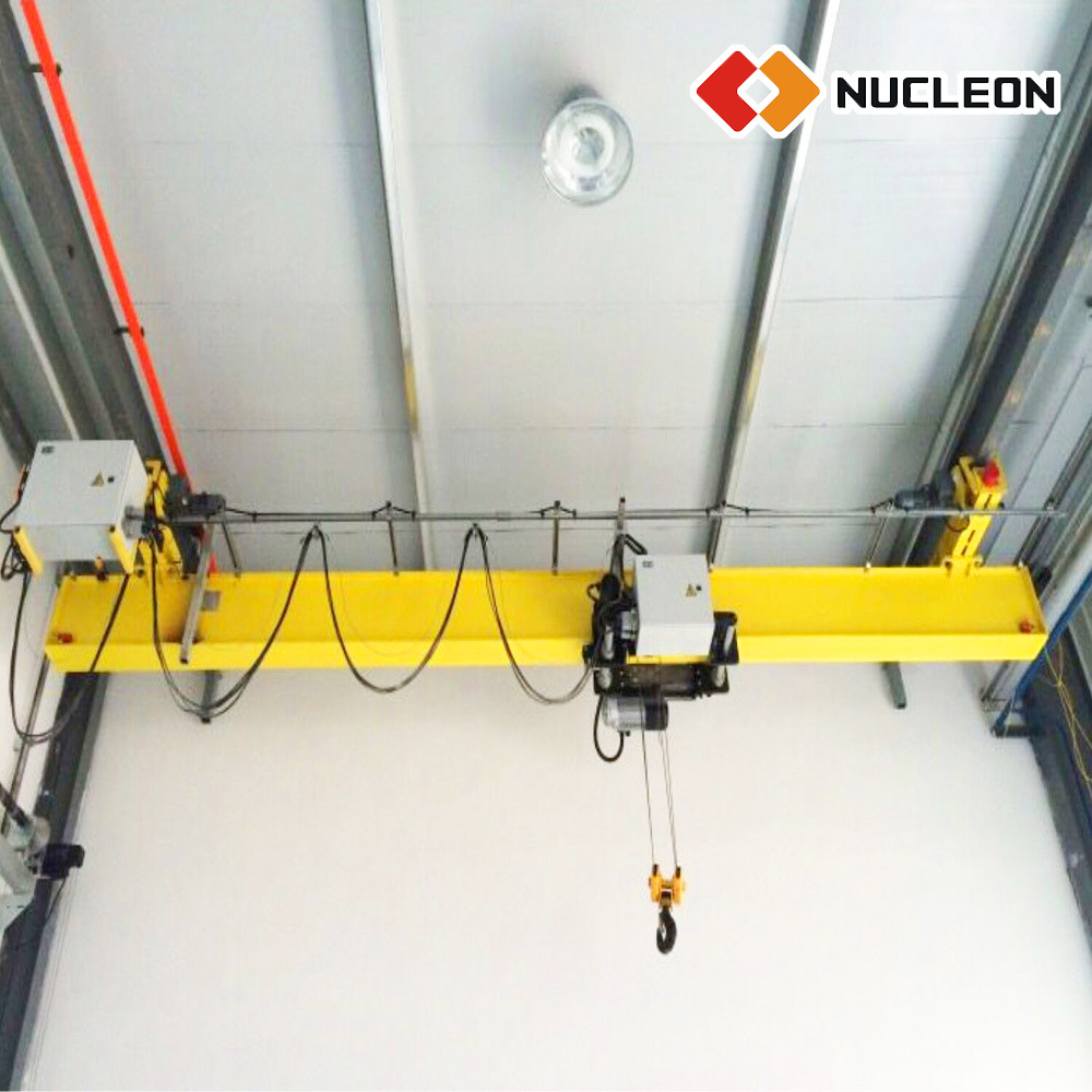 
                Nucleon 0.5~10 con sospensione a ponte sotteso per altezza ridotta montata a soffitto Gru
            