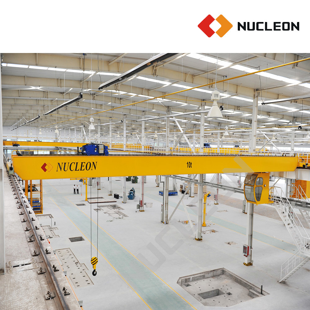 Nucleon 10t Trolley Hoist Top Travelling Double Girder Overhead Crane