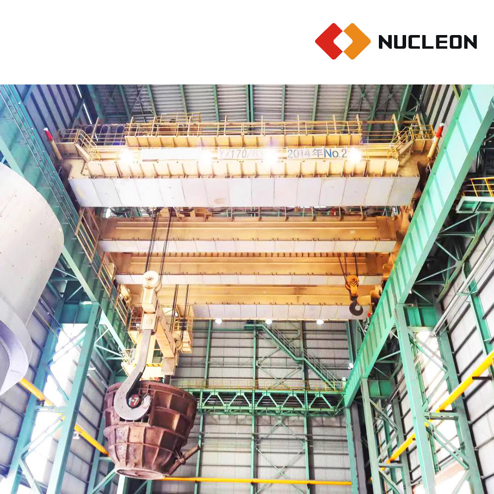 China 
                Nucoon 15~200 ton smelting Shop Heavy Duty Metallurgical Steel Casting EOT-kraan
             leverancier