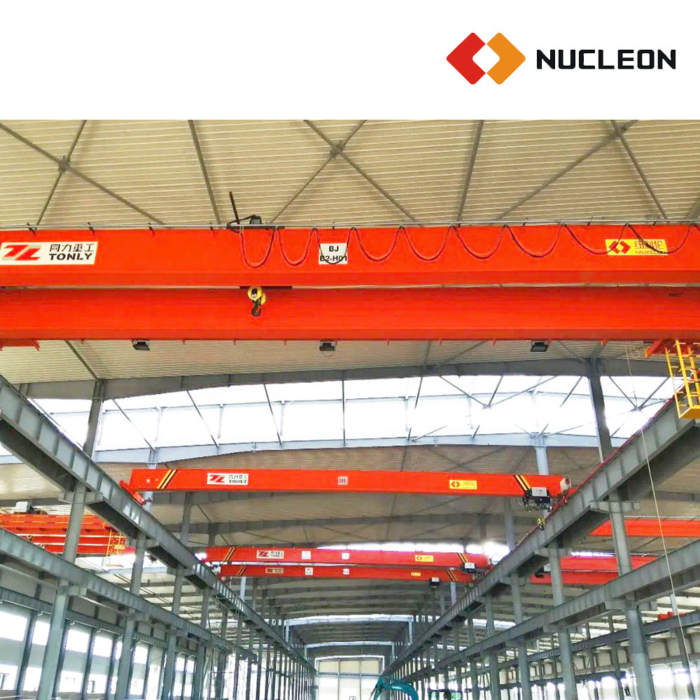 
                Nucoon 15t Double Beam Girder Bridge bovenloopkraan met draadloos Radio-afstandsbediening
            