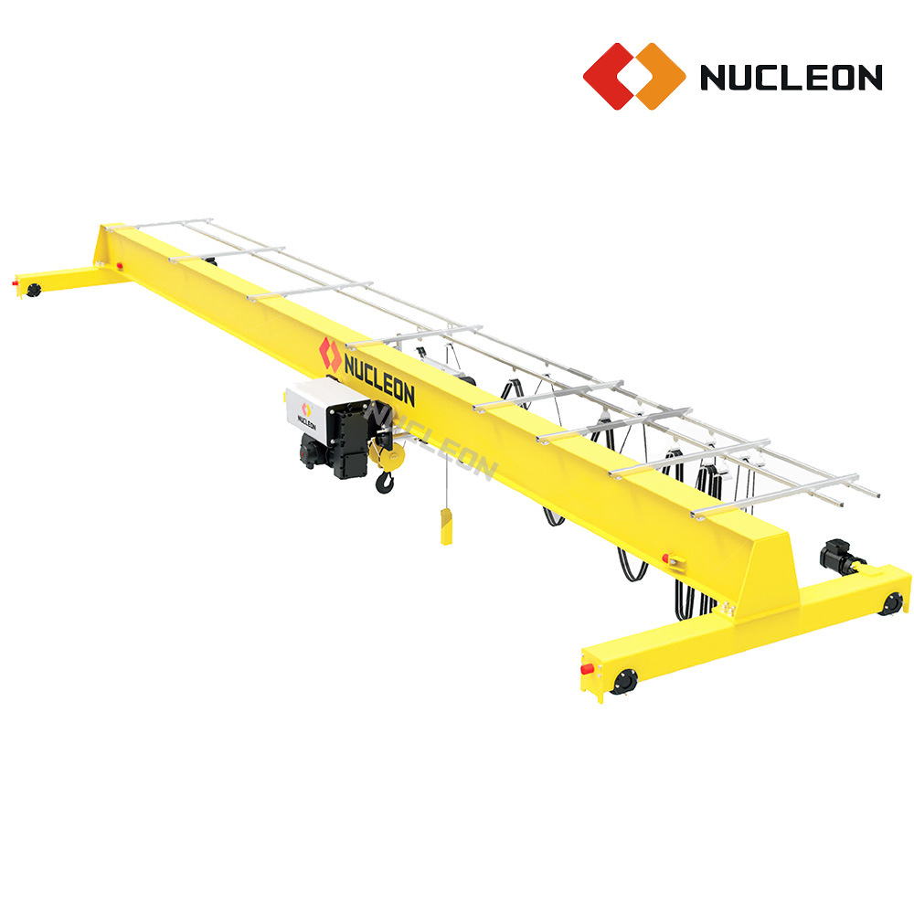 Nucleon 5 Ton High Reliable Box Section Single Girder Overhead Crane for Sale