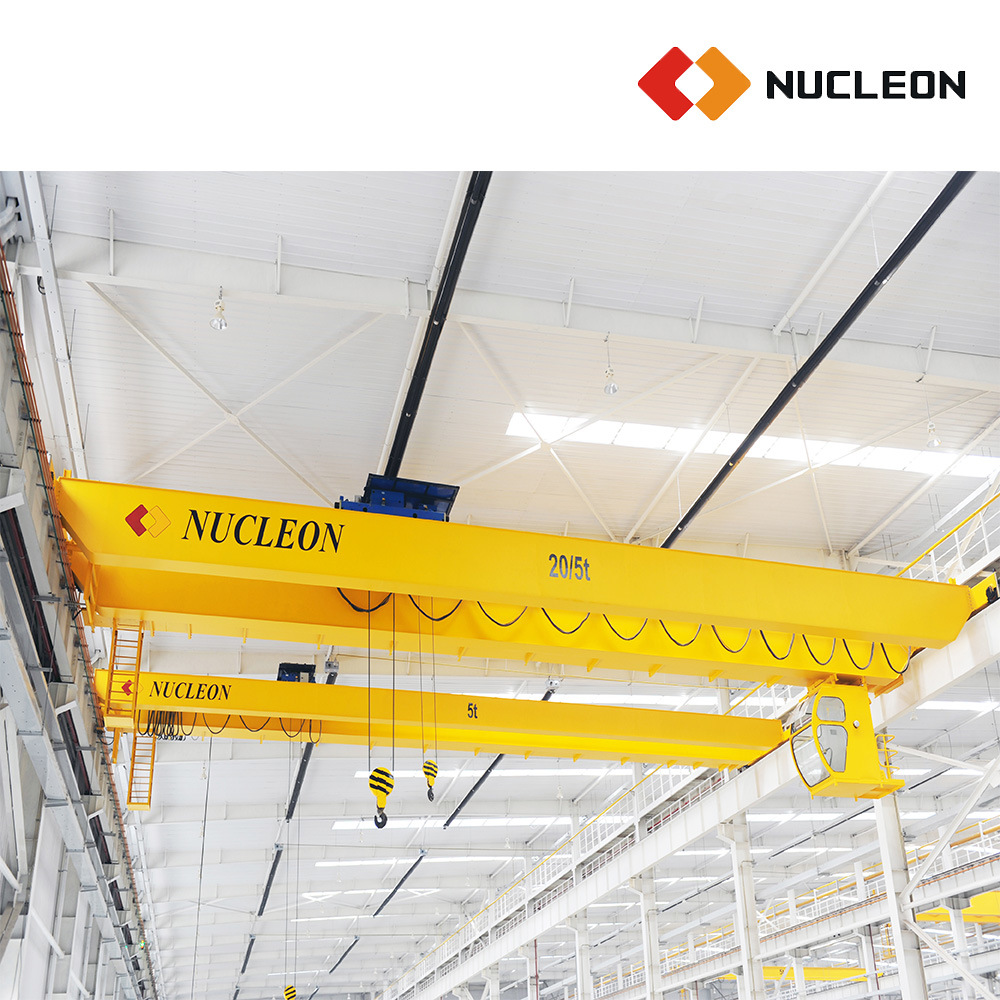 Nucleon Competitive Price Pendant Remote Control Double Girder 20 Ton Eot Crane for Sale