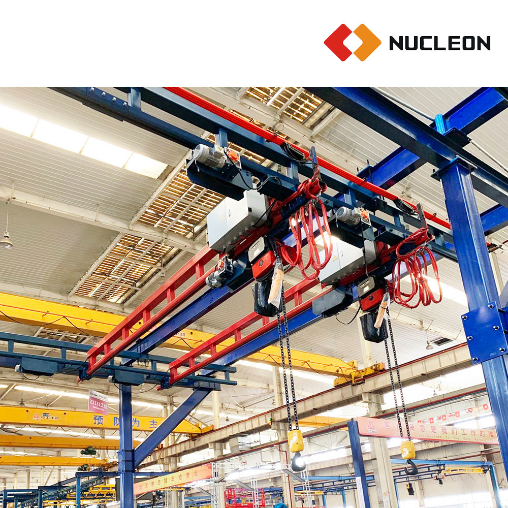 China 
                Nucleon Cost Effective 100kg 300kg 500kg Overhead Monorail Lifting Equipment for Workshop
             supplier