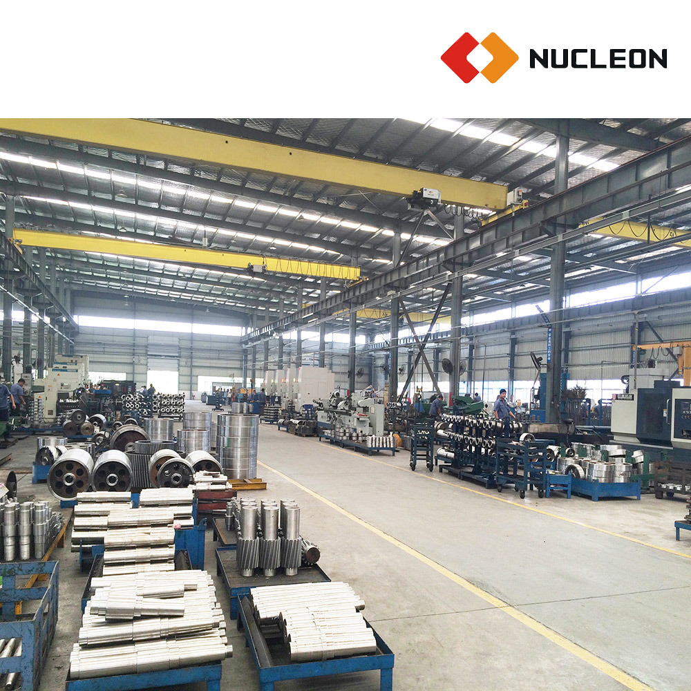 
                Nucleon Industrial Top Running Single Girder Eot Bridge Crane 3 Ton for Workstation Shop
            