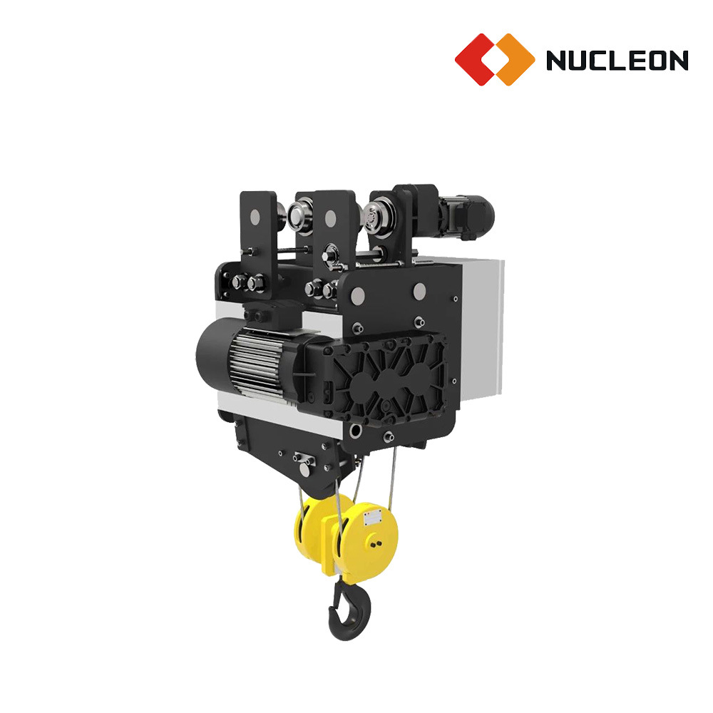 Nucleon New Generation Nr Low Headroom Electric Wire Rope Hoist for Box Girder Beam and I Beam