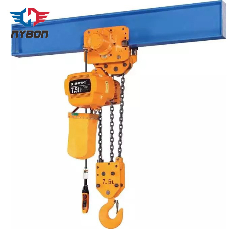 1 Ton Electric Chain Hoist with Monorail Trolley