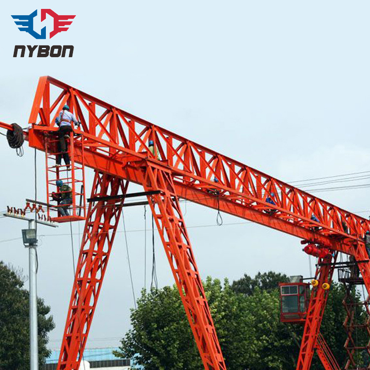 China 
                10 ton Electric Hoist Gantry Crane met trussed-type
             leverancier