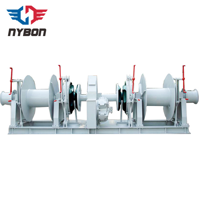 10 Ton Hydraulic Mooring Winch with 250m Wire Rope