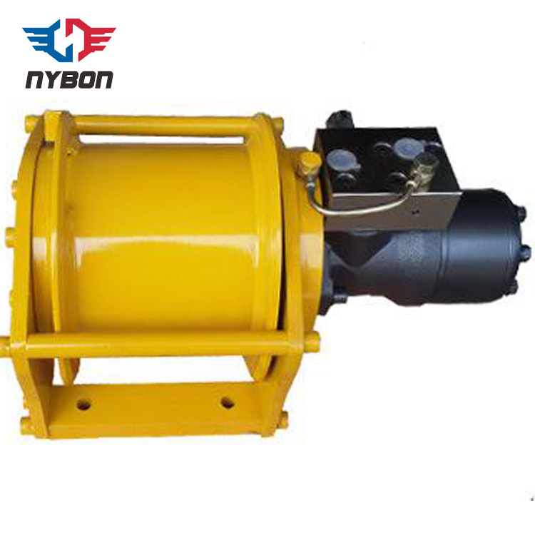 15 Ton High Speed Single Drum Hydraulic Driven Winch