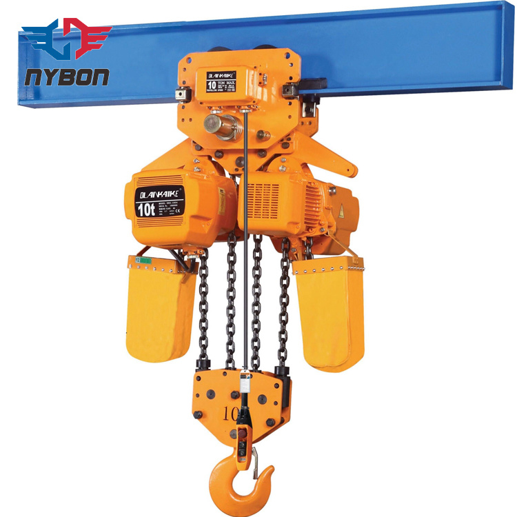 3 Phase 10 Ton Electric Chain Hoist with 18 Months Warranty