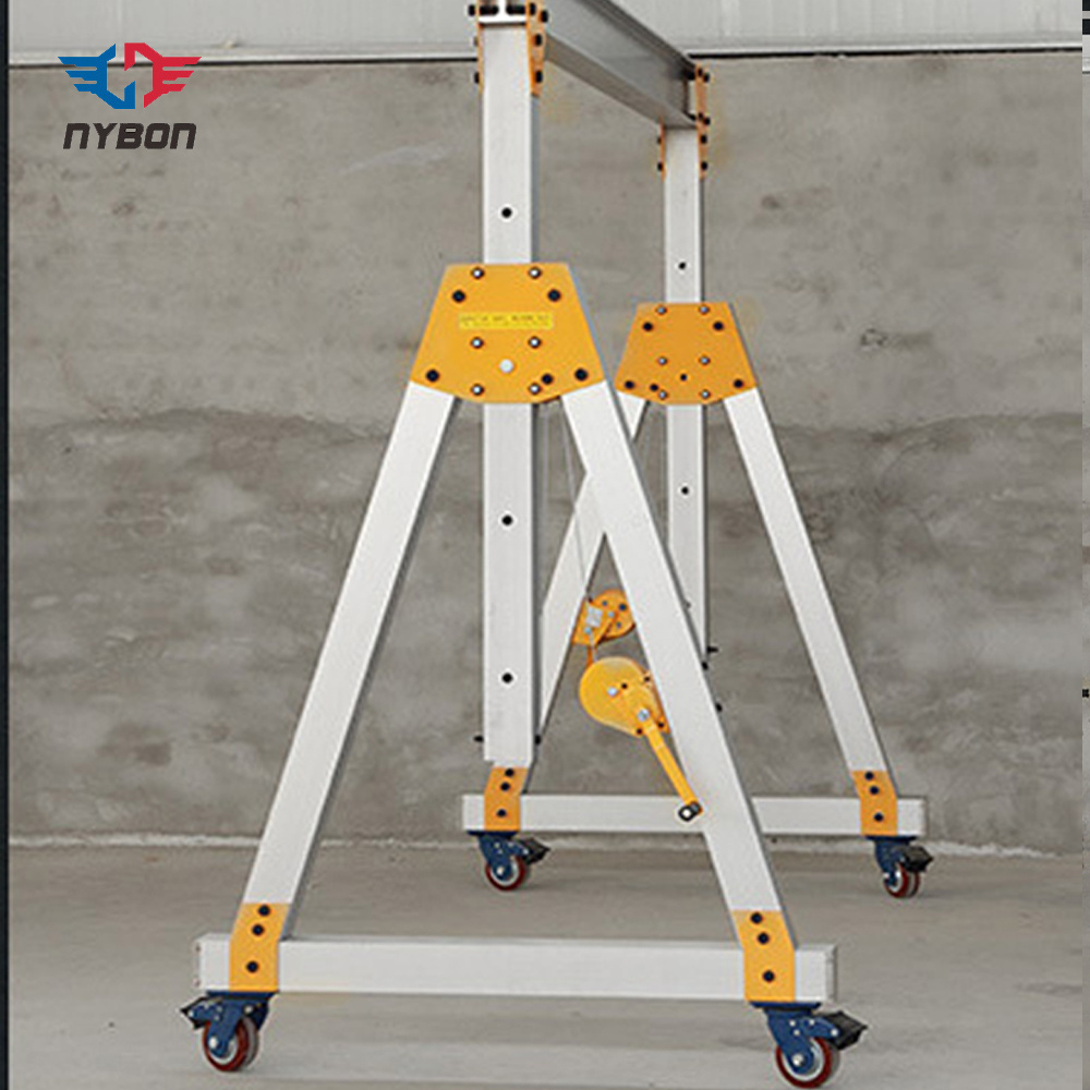 
                3 Ton 5 Ton 6 Ton Light Weight Workshop Portable Adjustable Gantry Crane for Sale
            