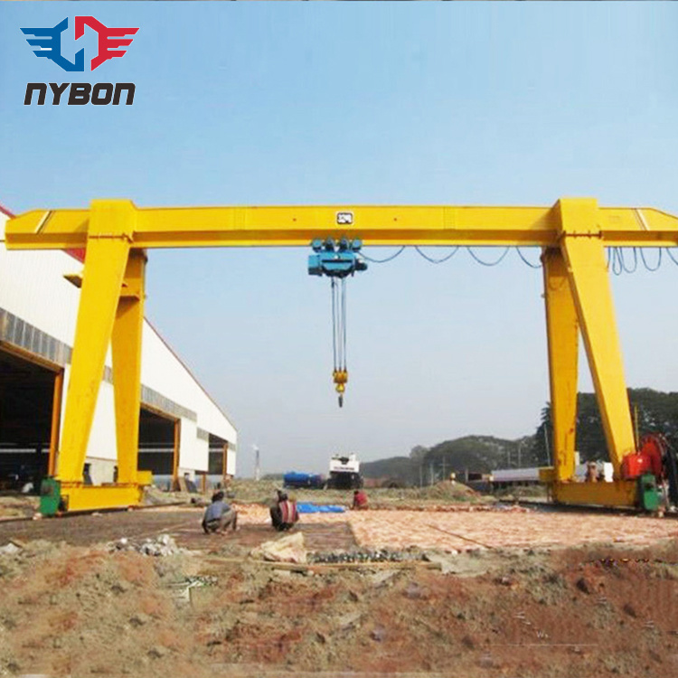 China 
                3 Ton Outdoor Steel Pipe Lifting Gantry Crane with Hoist
             supplier