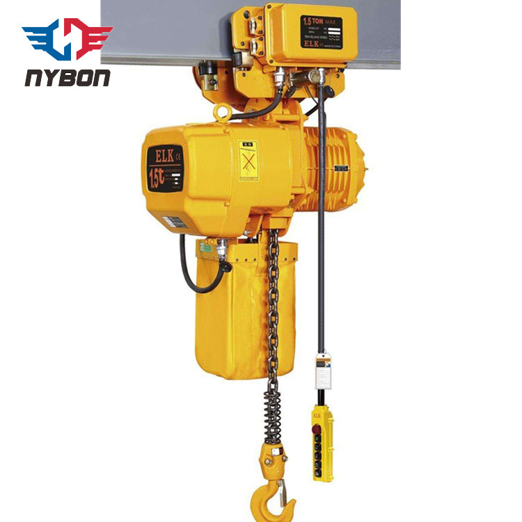 3t 5t Variable Single Speed Wireless Remote Lifting Electric Chain Hoist