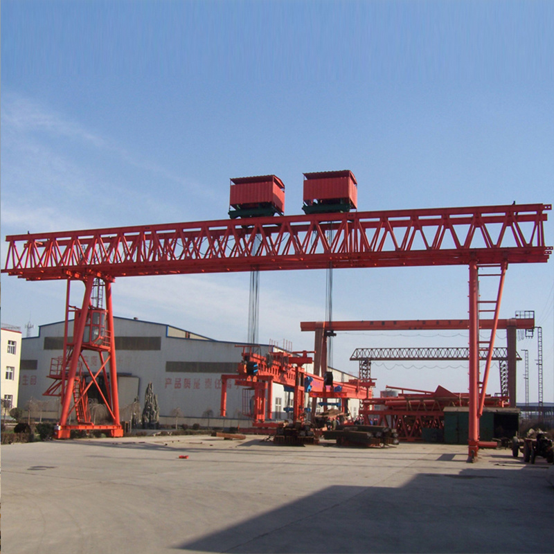 China 
                50 Ton Precast Beam Gantry Crane with One Trolley
             supplier