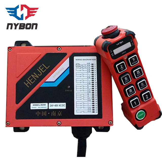 6 Button 8 Button 10 Key Single / Double Speed Industrial Universal Crane Remote Control
