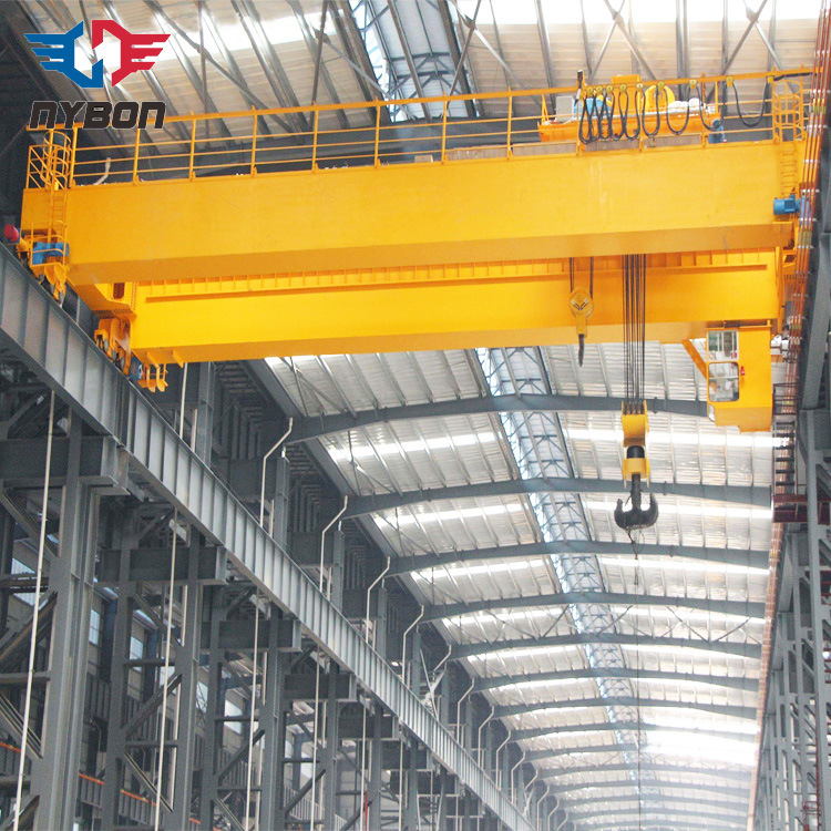 China Factory Sales Electric Girder Overhead Crane 50 Ton with Trolley