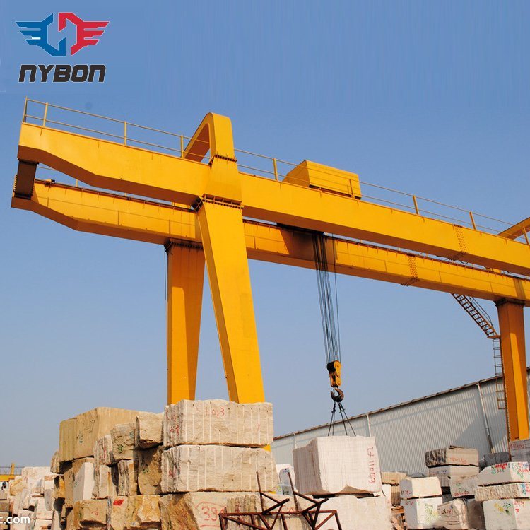 Double Girder Gantry Crane of 30 Tons Capacity for Marble Factory