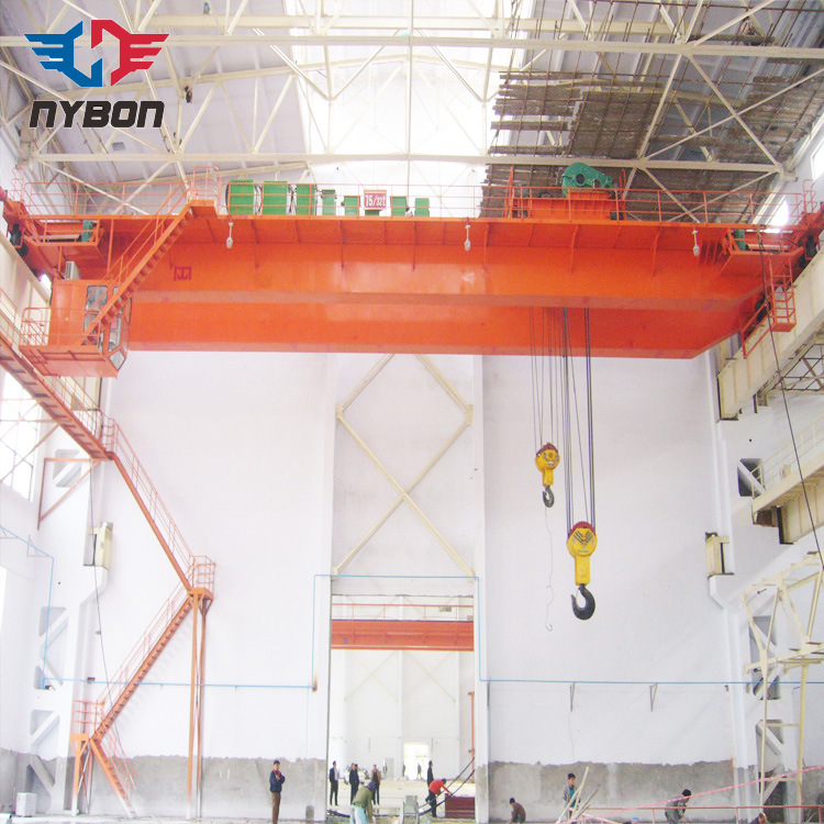 
                Double Hook Overhead Bridge Crane 50 Ton
            