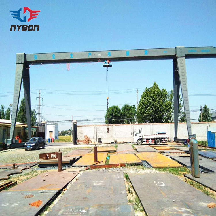 China 
                Electric Hoist Type Single Girder Gantry Crane with Two Years Spare Parts
             supplier