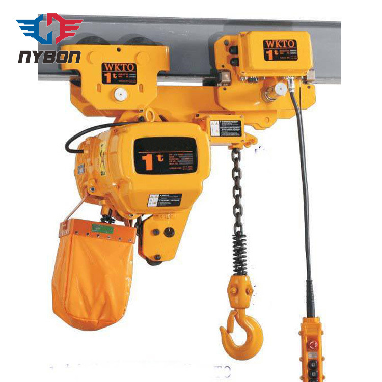 Electric Low Headroom Chain Block 1 Ton 2 Ton 3 Ton 5 Ton