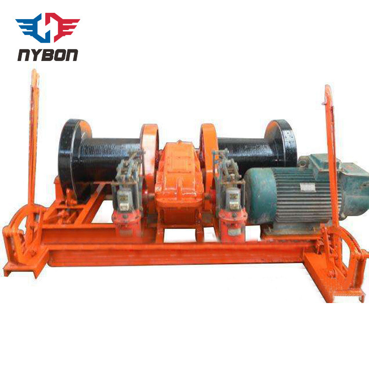 Electric Wire Rope Double Drum Winch