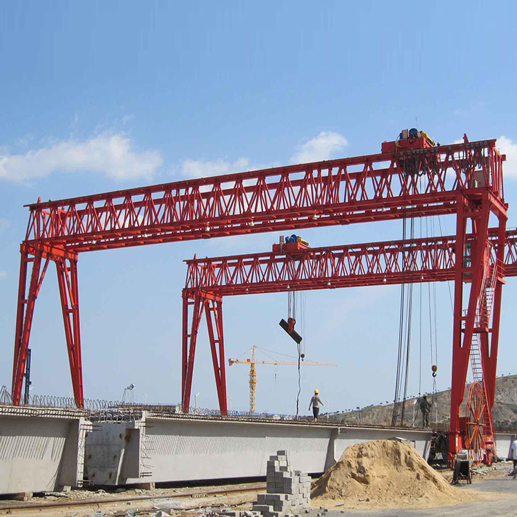 China 
                Factory Directly Highspeed Railway Double Hot Sale Gantry Crane Double Beam Mobile Truss Gantry Crane
             supplier
