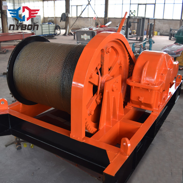 China 
                Fast Speed Cable Pulling Winch Diesel Engine Winch
             supplier