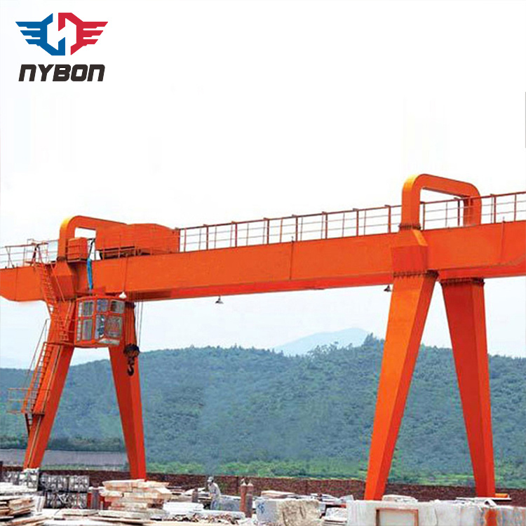 China 
                Good Quality Double Beam 10 Ton Gantry Crane Price with Hook
             supplier