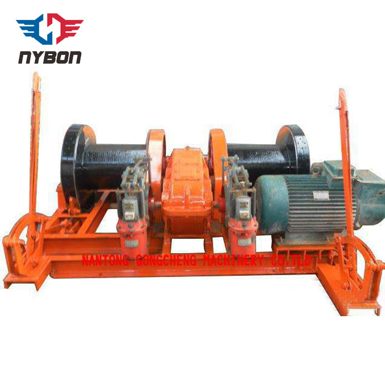 
                Hand Brake Single or Double Drum Fast Free Fall Winch for Hammer Driver
            