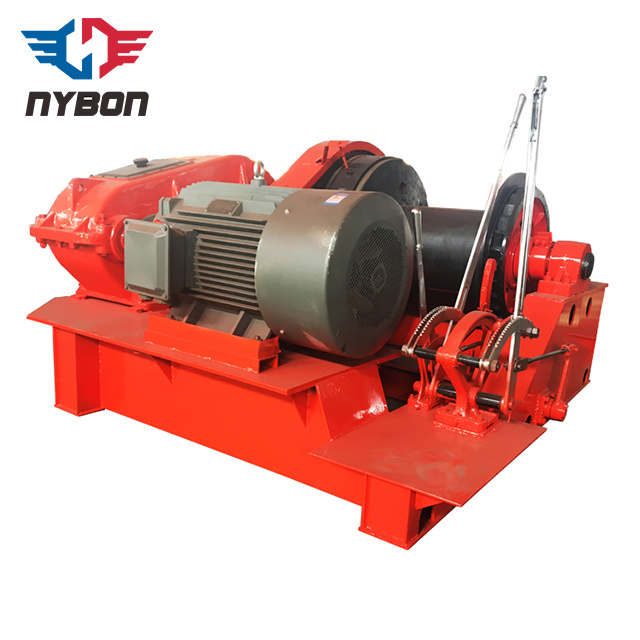Hand Control Brake Winch Electric Winches for Free Fall Punching Pile Works