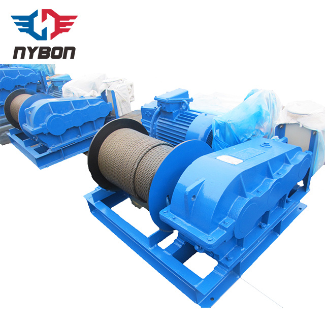 Heavy Duty Pathway Ship Launching Electric Winch From Henan