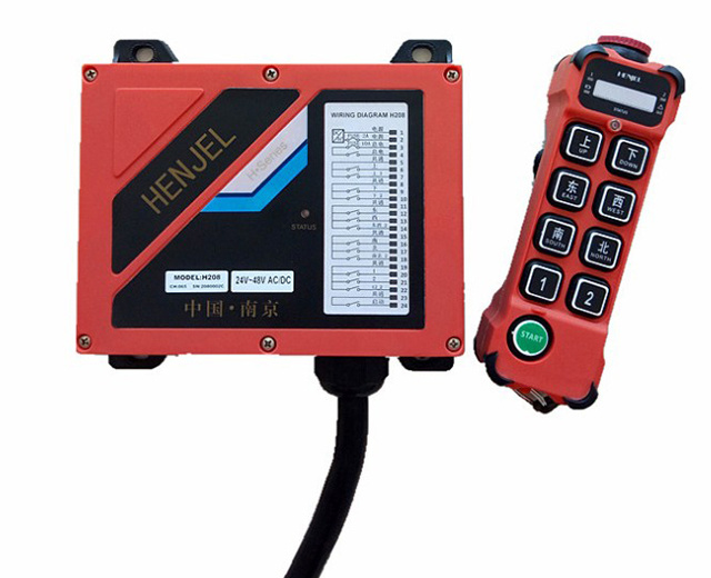 
                Henjel 108 208 Industrial Radio Remote Control for Crane/Hoist/Winch
            