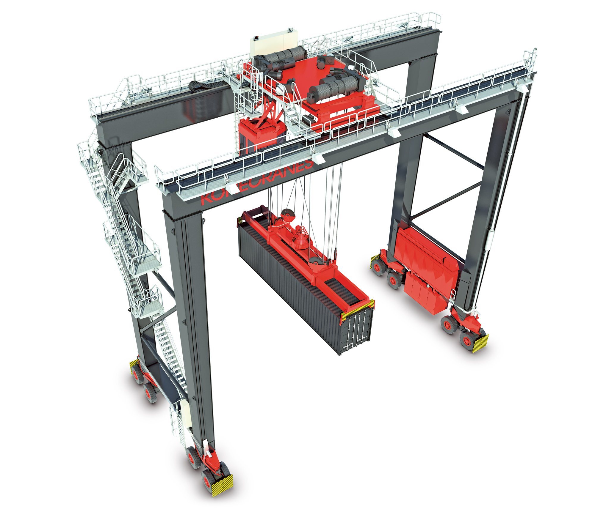 China 
                High Quality 40 Ton Rubber Tyre Port Gantry Crane Price
             supplier