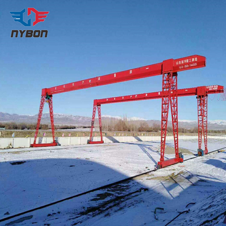 
                High Quality Mh Single Girder Gantry Crane with Hoist Box Structure China
            