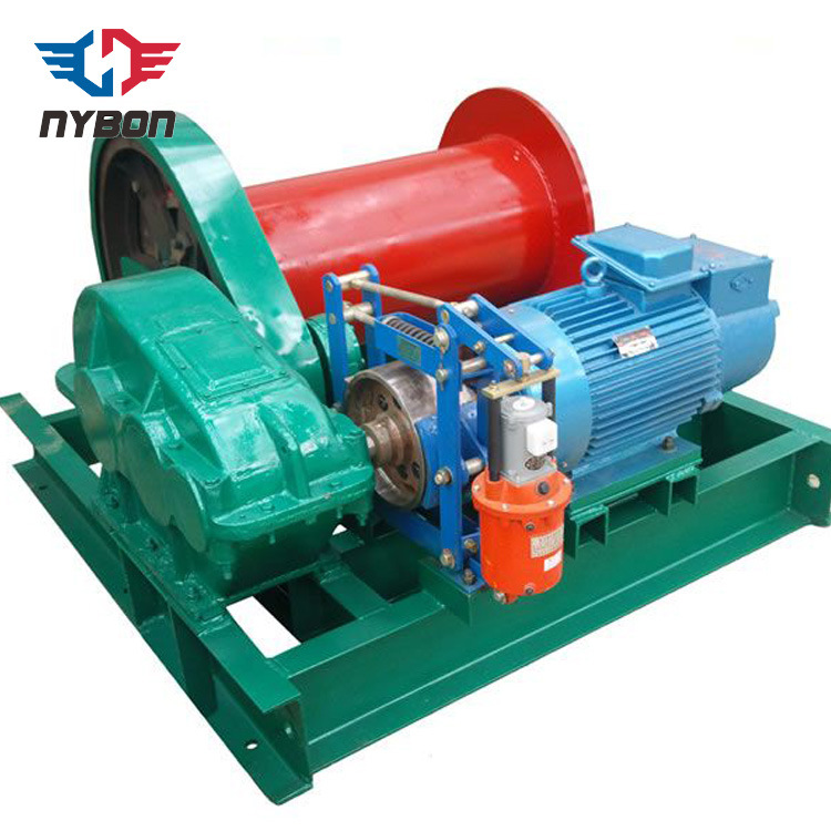 High Quality Steel Cable Lifting and Pulling Jk Jm Single Drum Electric Winch 2 Ton