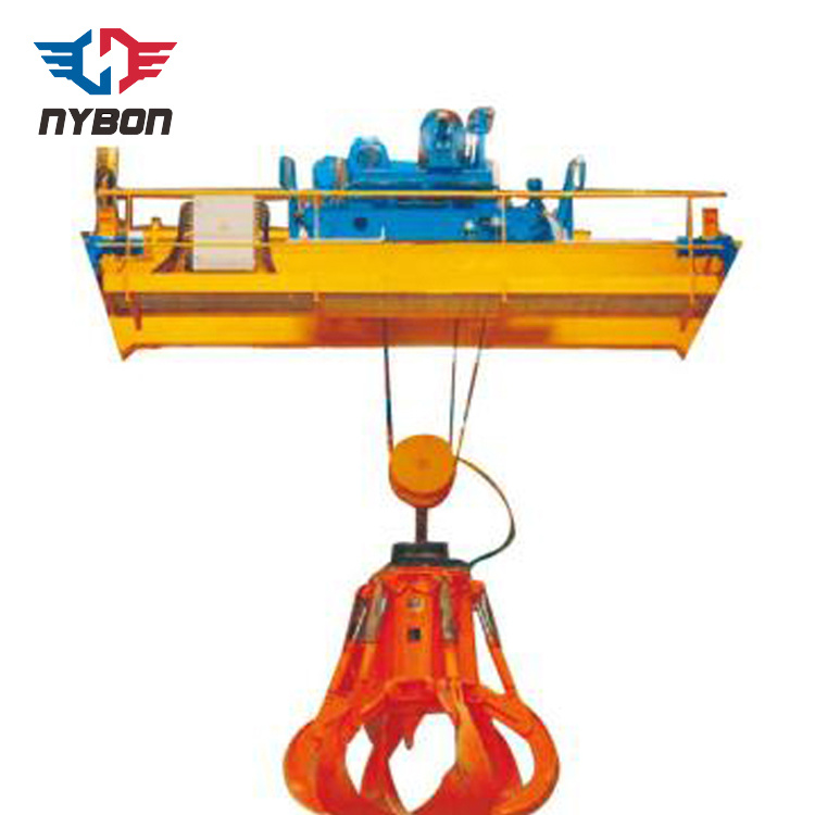China 
                Hydraulic Grab Bucket Bridge Crane for Handling Bulk Material
             supplier