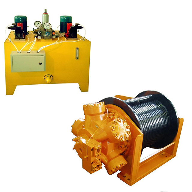 Hydraulic Pulling Winch Used for Pulling 600t Ship