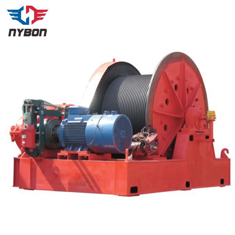 Jm Series Electric Steel Rope Port Dock Pulling 50t Winch