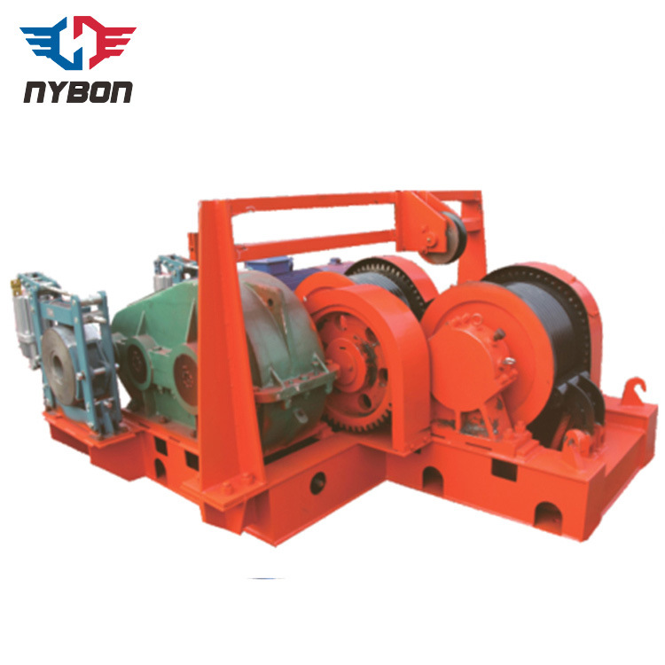 Large Rope Capacity Electric Pulling Winch with Rope Guide