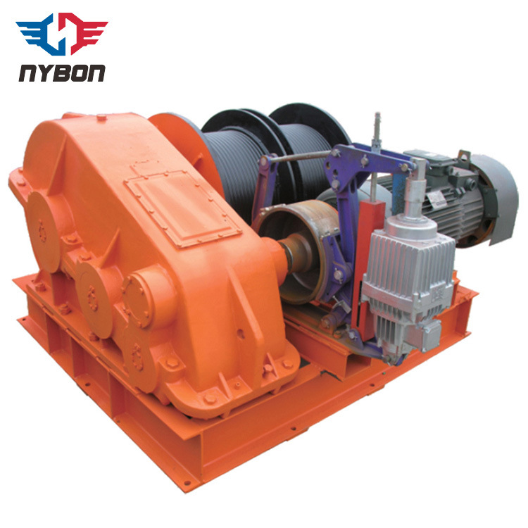 Long Wire Rope 3 Phase 10 Ton Electric Winch for Shipyard