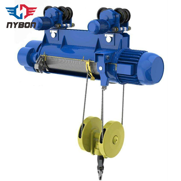 China 
                MD1 Model Construction Lifting Double Speed 3t 5t 8t 10t Wire Rope Motor Hoist
             supplier