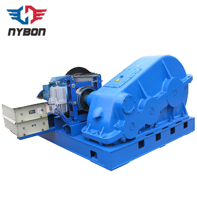 Manual Clutch Electric Anchor and Mooring Marine Winch Used on Ship
