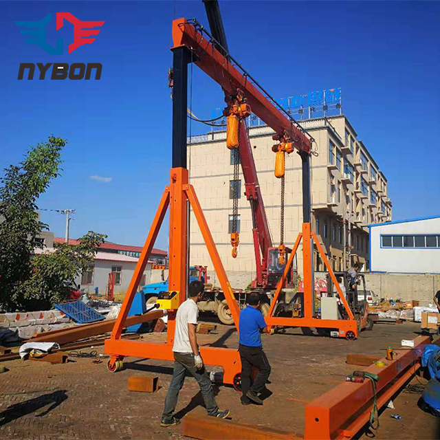 Motorized Travelling 5ton Gantry Crane