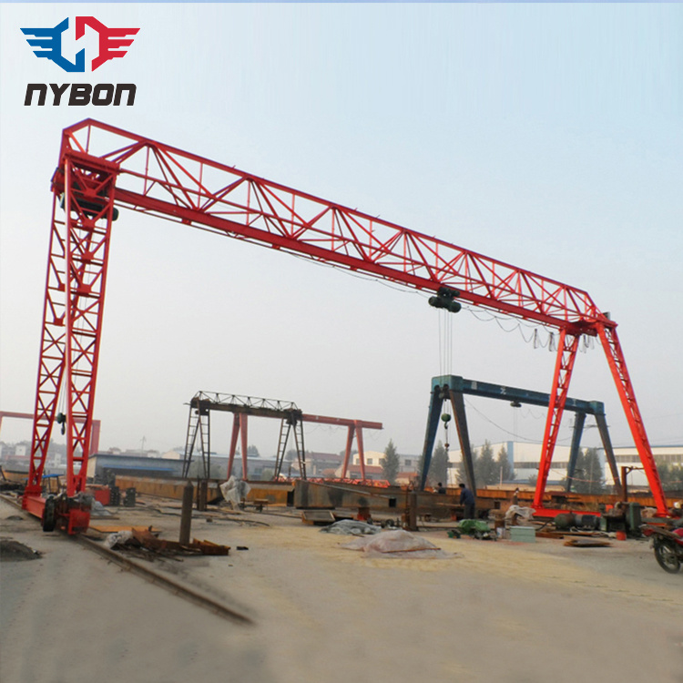 Open Yard Rail Mounted Truss Frame 15 Ton Hoist Gantry Crane