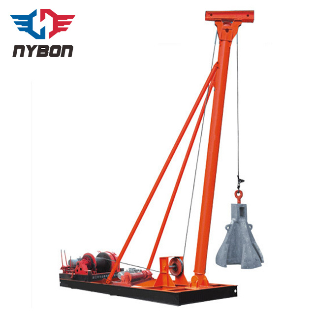 Punching Depth 80mm Pile Hammer 1.2m Pile Driver