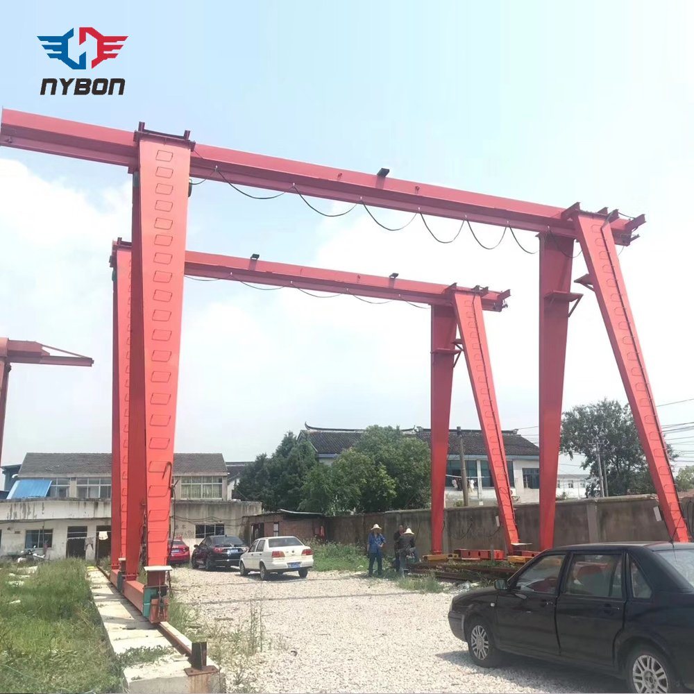 China 
                Rail Type Single Beam Gantry Crane with Cantilever Price
             supplier